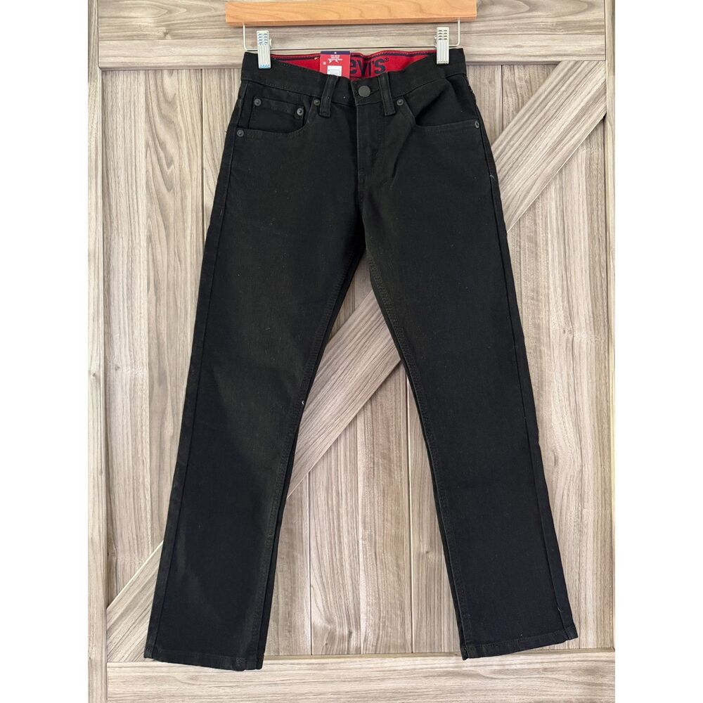 Levi's Youth Black Slim Flex Stretch Denim Jeans